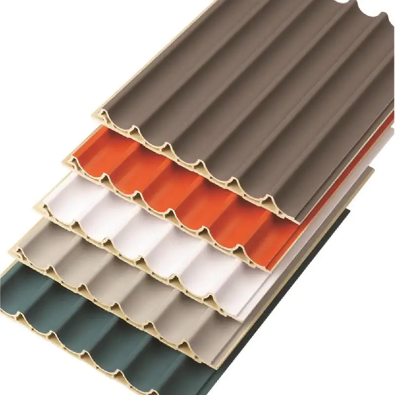 Interiör WPC Inner Arc Wavy Grain Wall Panel