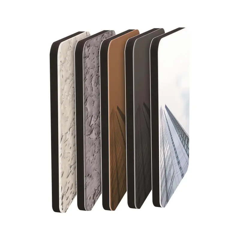 Spegel Surfacce Water Wave Carbon Crystal Panel
