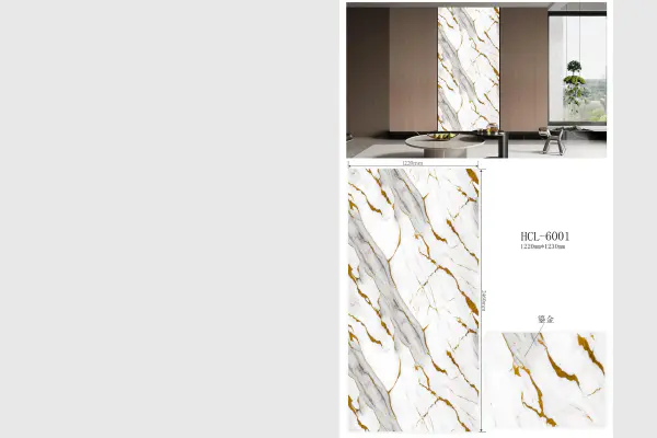  Hisea Marble Design Hot Präglingsfolie